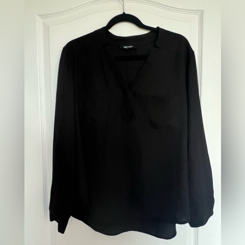 Black long sleeve Blouse Nine West